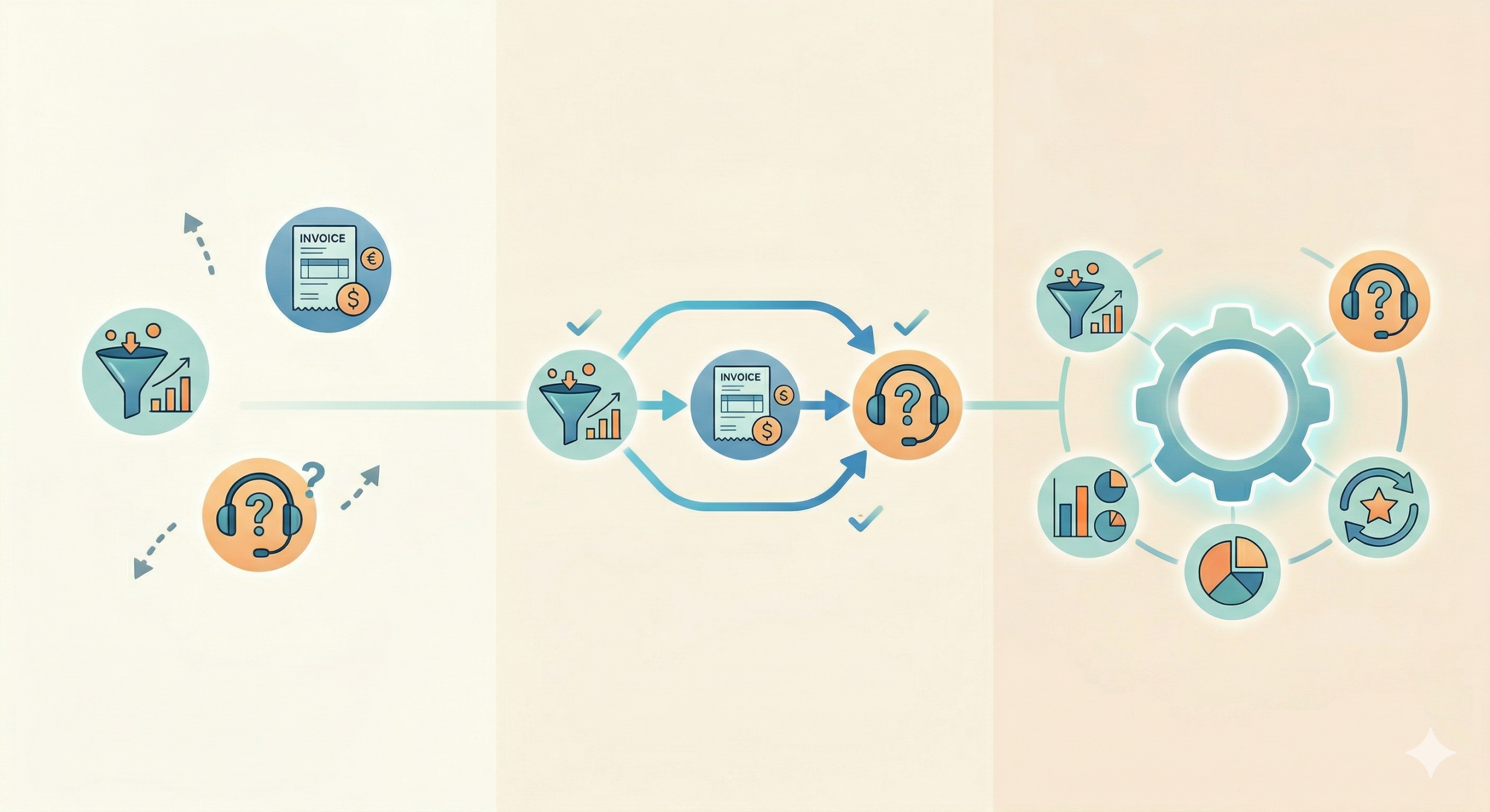 How to Connect Zoho CRM, Books, and Desk Into One Clean Operating System